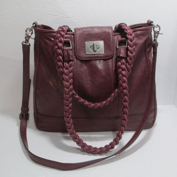 Dana Buchman Handbags - NEW Dana Buchman Burgundy L-XL Crossbody/Shoulder Bag